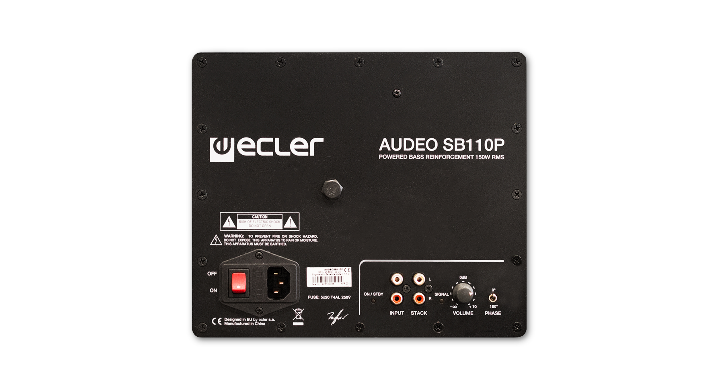 Ecler-Audeo-SB-110P-giugiaro-installation-self-powered-subwoofer-loudspeaker-conex