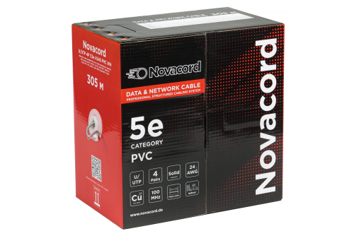 UUTP-4P-C5E-A24S-PVC-WH