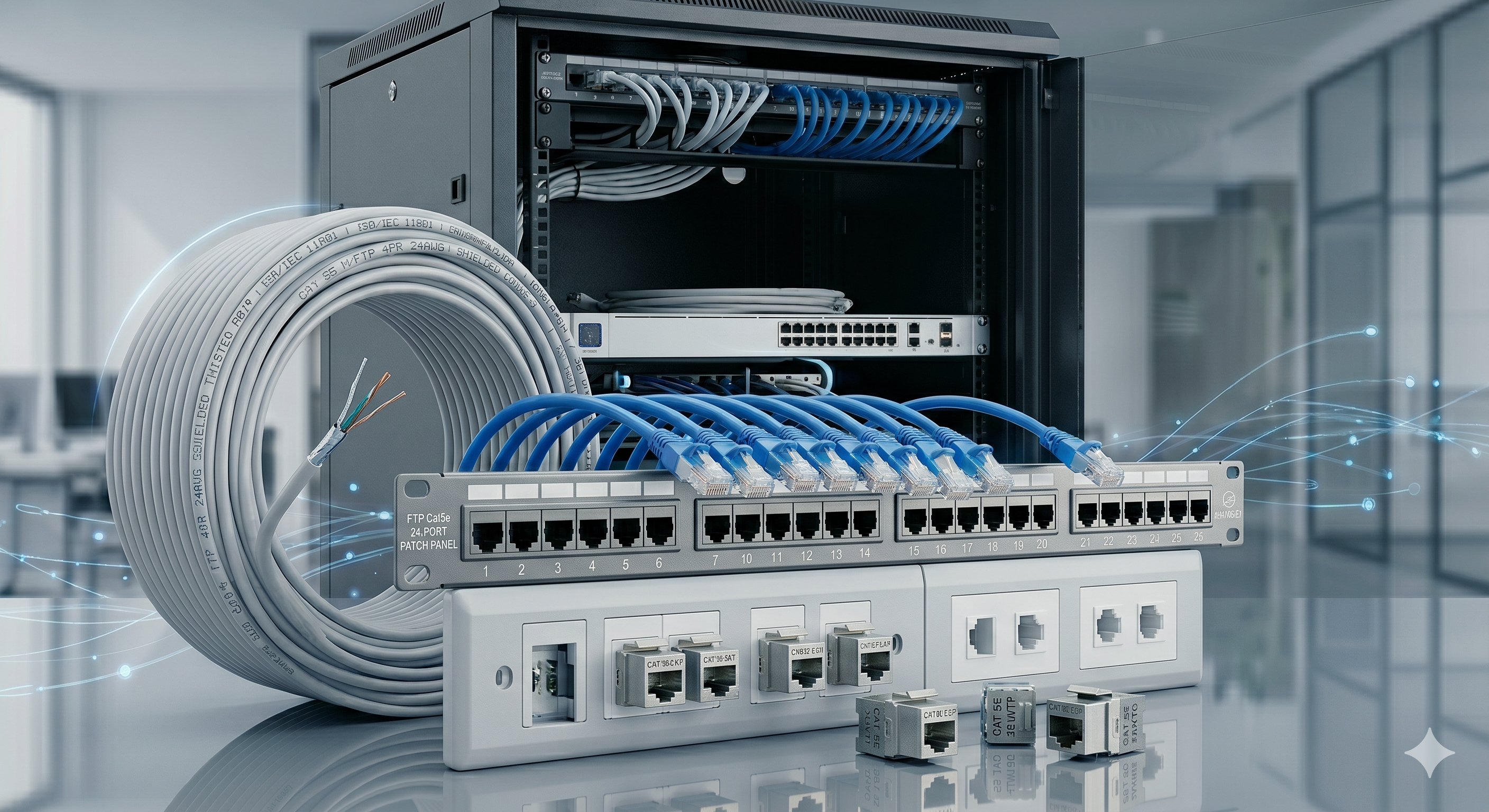 Экранированные системы cat 5e FTP