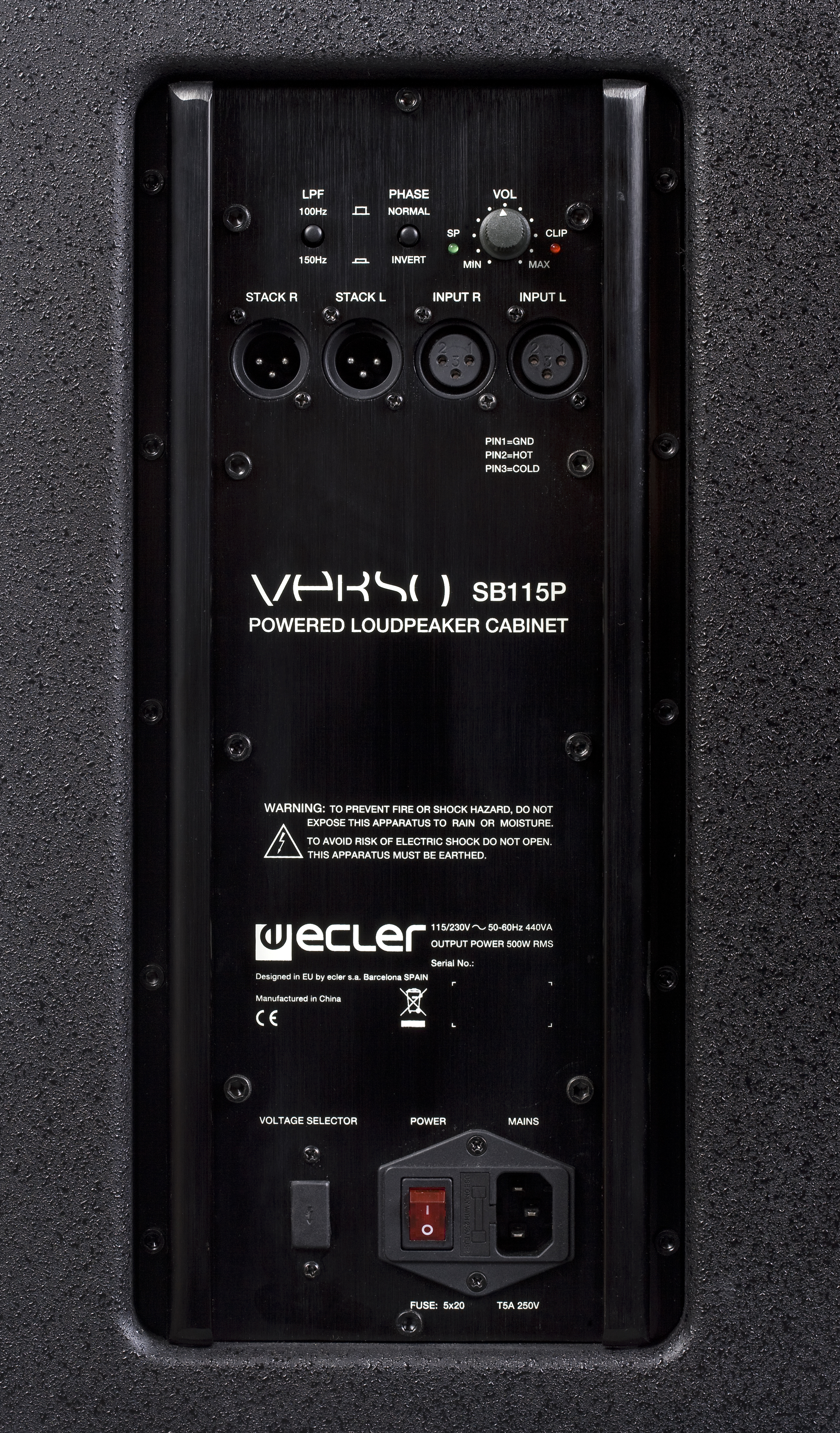 Ecler-Verso-SB115P-Profesional-self-powered-loudspeakers-_subwoofer-back-panel