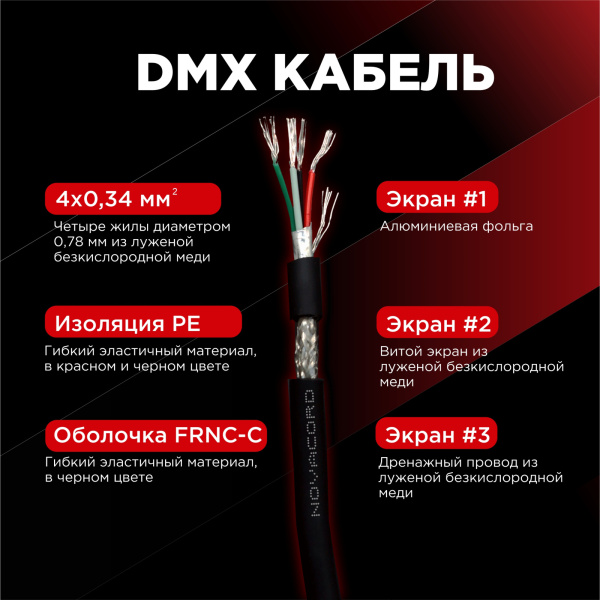 dmx 512 frnc с  2 dmx 512 frnc с  2